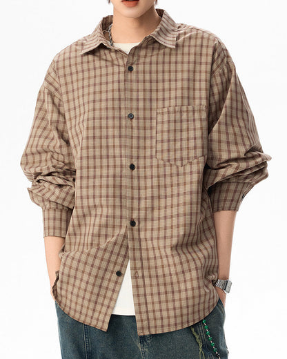 CHECKERED POCKET SHIRTS W1574