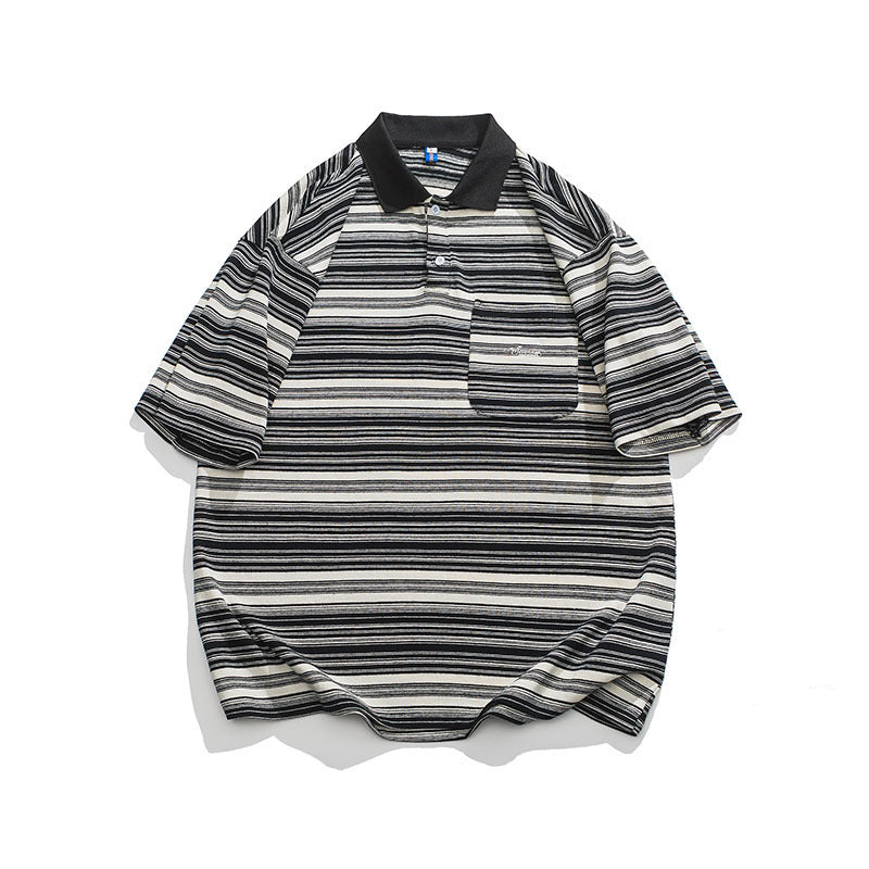 STRIPE POLO SHIRTS W1123