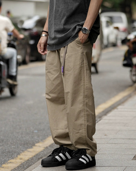 GARMENT DYED WIDE CHINO PANTS W1515