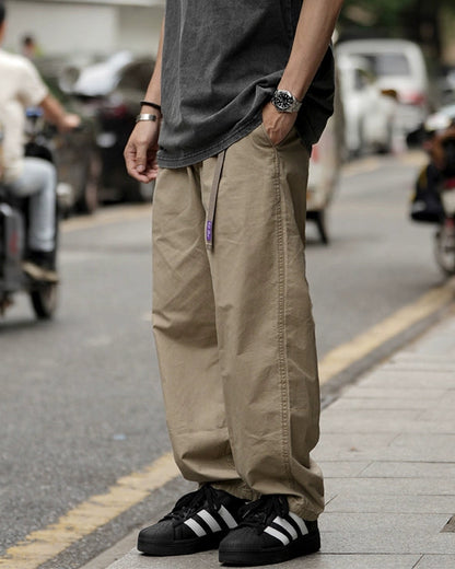 GARMENT DYED WIDE CHINO PANTS W1515