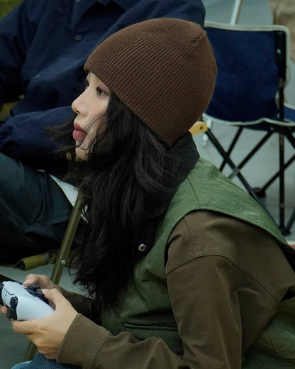 SHORT KNIT CAP W1556