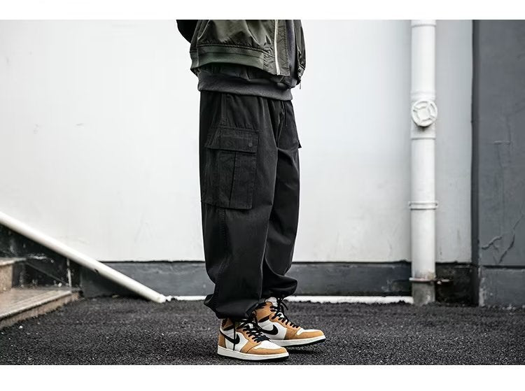 WASHED BALLOON CARGO PANTS W262