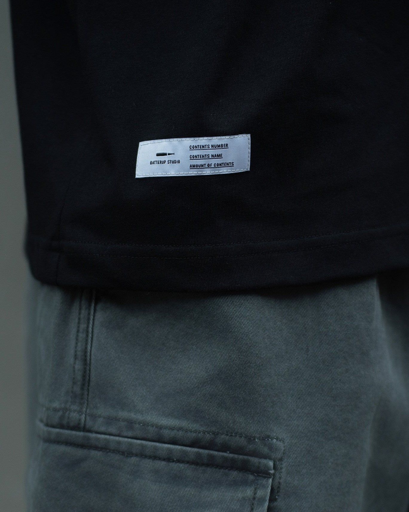 COTTON OVERSIZED LONG TEE W1547