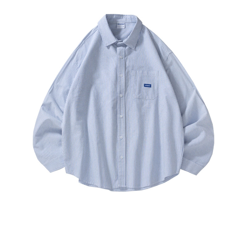CASUAL STRIPE SHIRT W1418