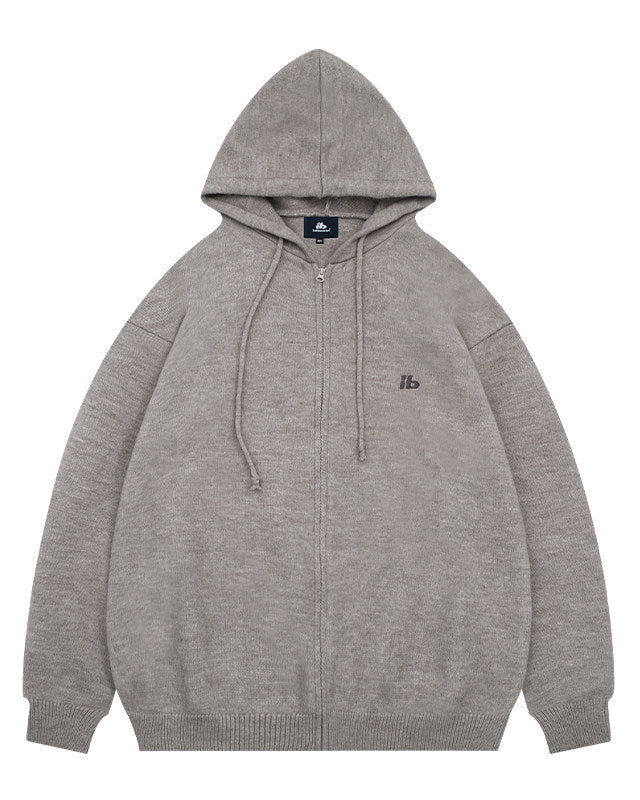 ZIP KNIT HOODIE W1536