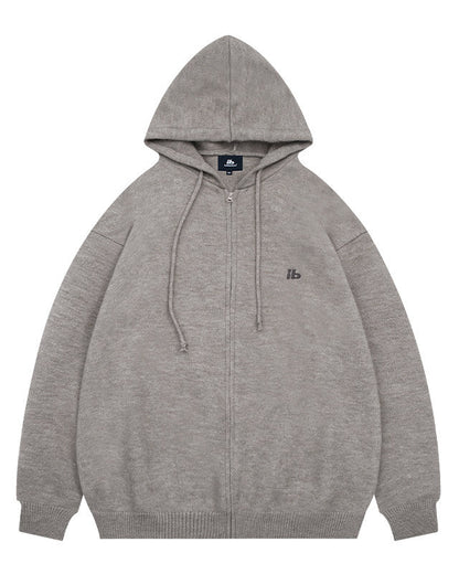 ZIP KNIT HOODIE W1536