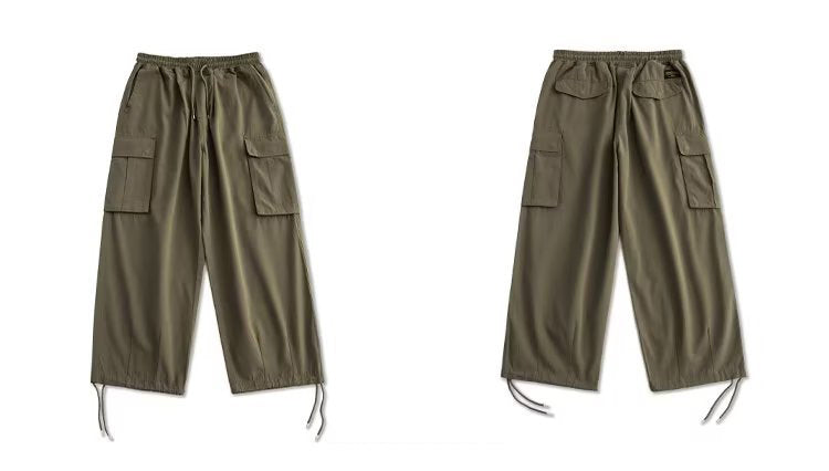 WASHED BALLOON CARGO PANTS W262