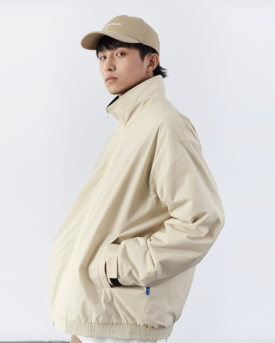 STAND COLLAR NYLON JACKET W1514