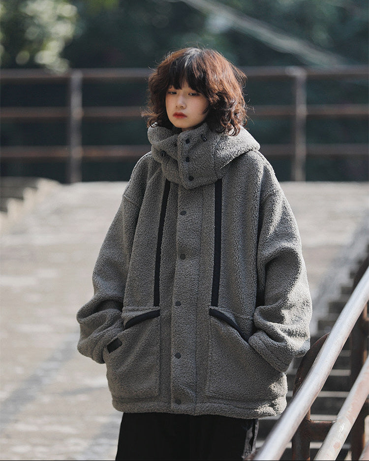 BOA FLEECE HOODED JACKET W1539