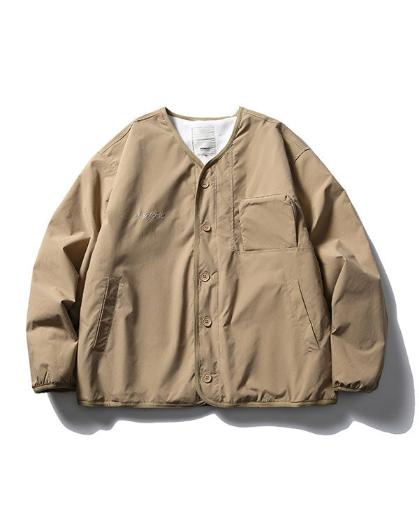 FLEECE LINED V-NECK JACKET W1575