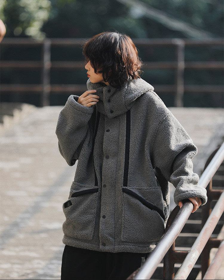 BOA FLEECE HOODED JACKET W1539