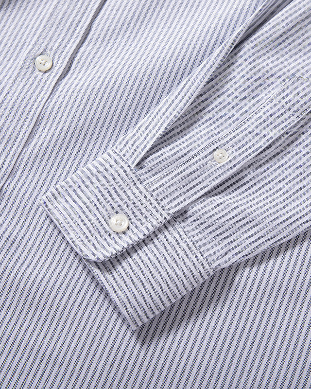 COTTON BLEND STRIPE SHIRTS W1619