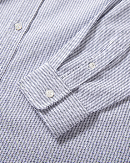COTTON BLEND STRIPE SHIRTS W1619