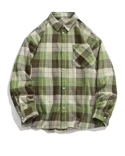 PLAID WORK SHIRTS W1612