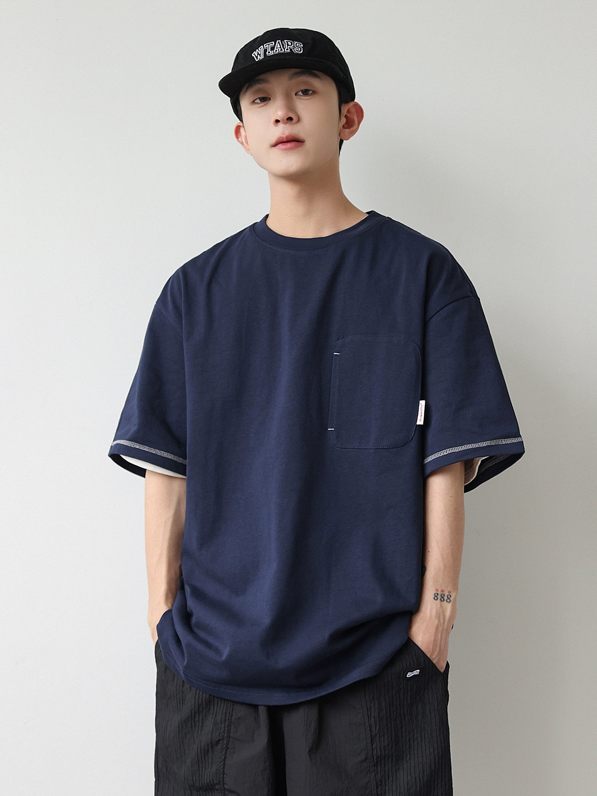 PATCH POCKET T-SHIRT W1236