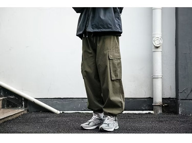 WASHED BALLOON CARGO PANTS W262