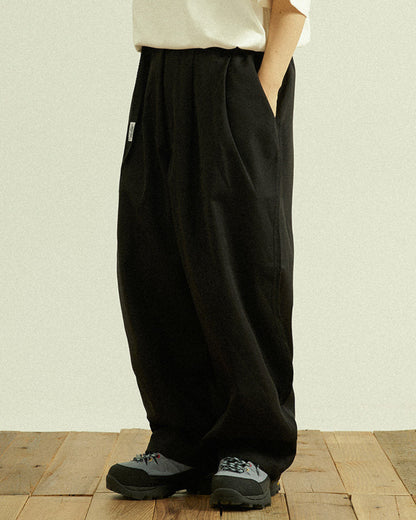 WIDE TUCK CARGO PANTS W1638