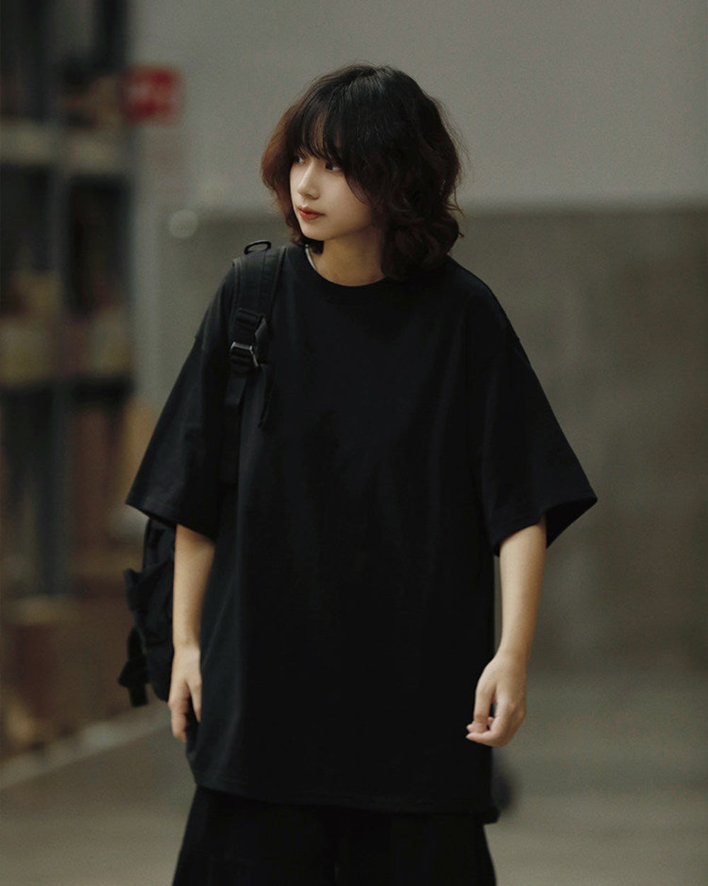 OVERSIZED BASIC TEE W1722