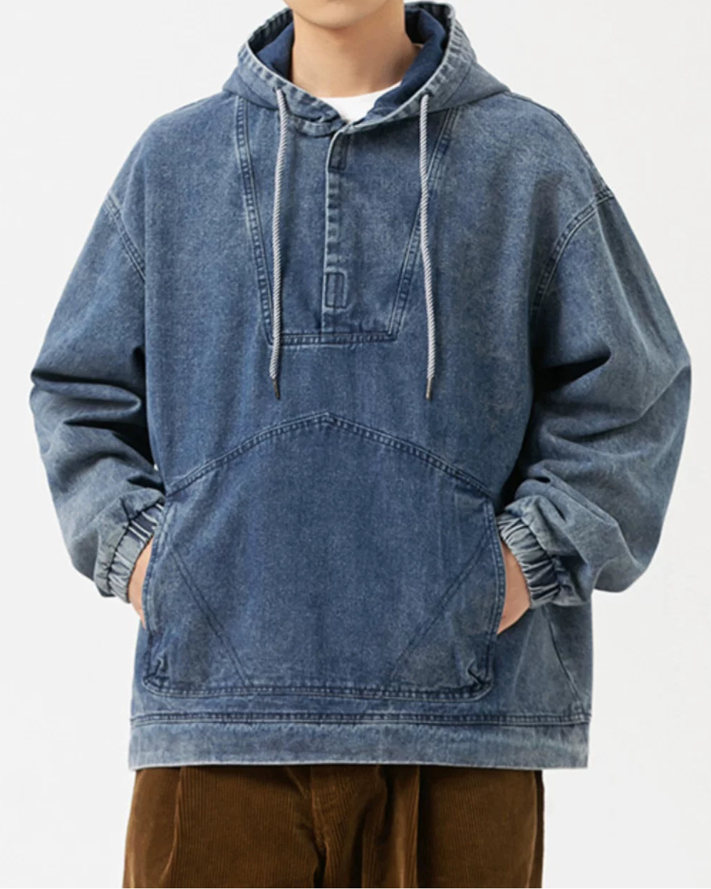 DENIM PULLOVER W1566