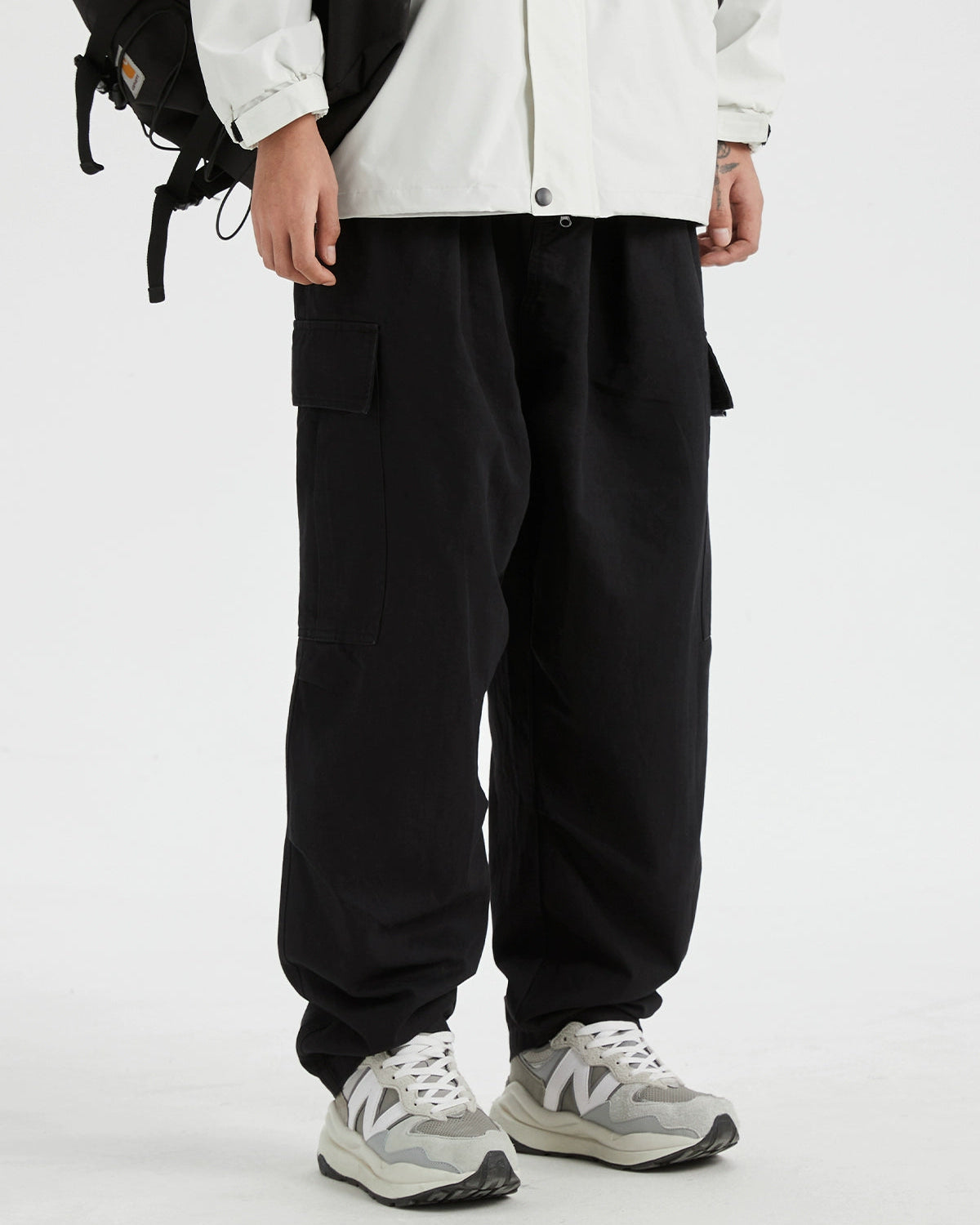RELAXED FIT CARGO PANTS W1482