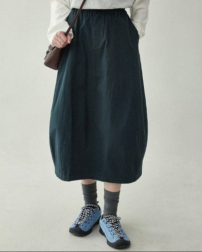 BALLOON LONG SKIRT W1590