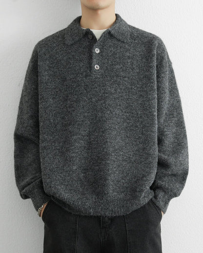 WOOL BLEND POLO NECK KNIT W1508