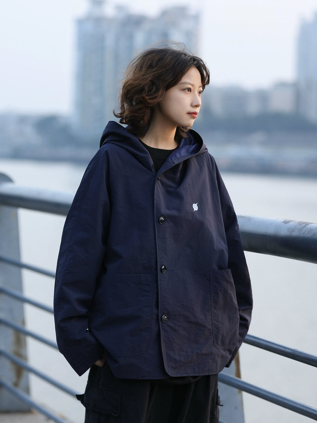 RETRO SIMPLE HOODIE W694