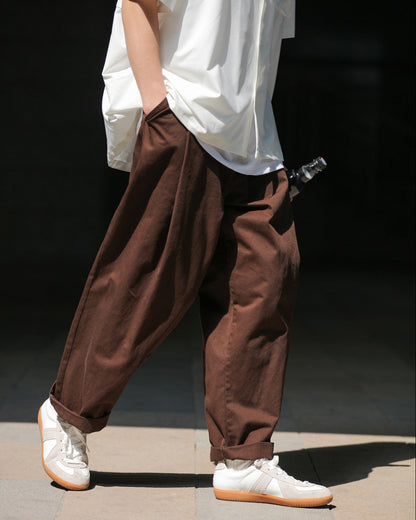 WIDE TAPERED PANTS W1557