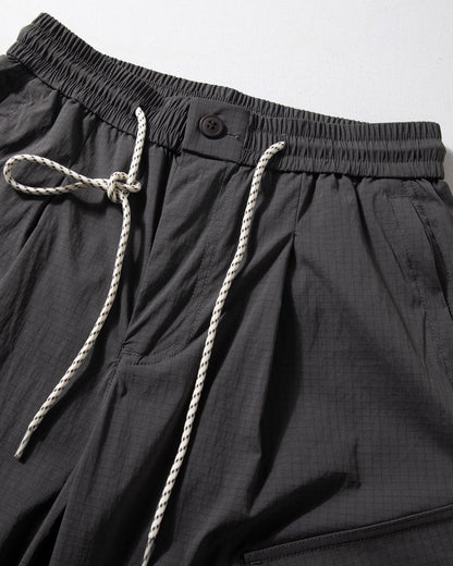 NYLON STRETCH CARGO PANTS W1726