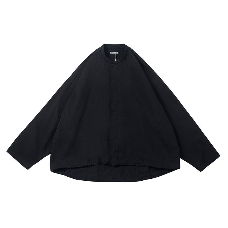 COTTON COLLARLESS JACKET W1599