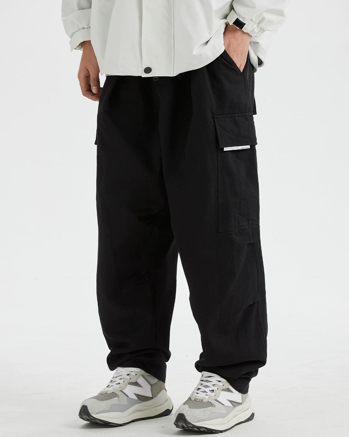 RELAXED FIT CARGO PANTS W1482