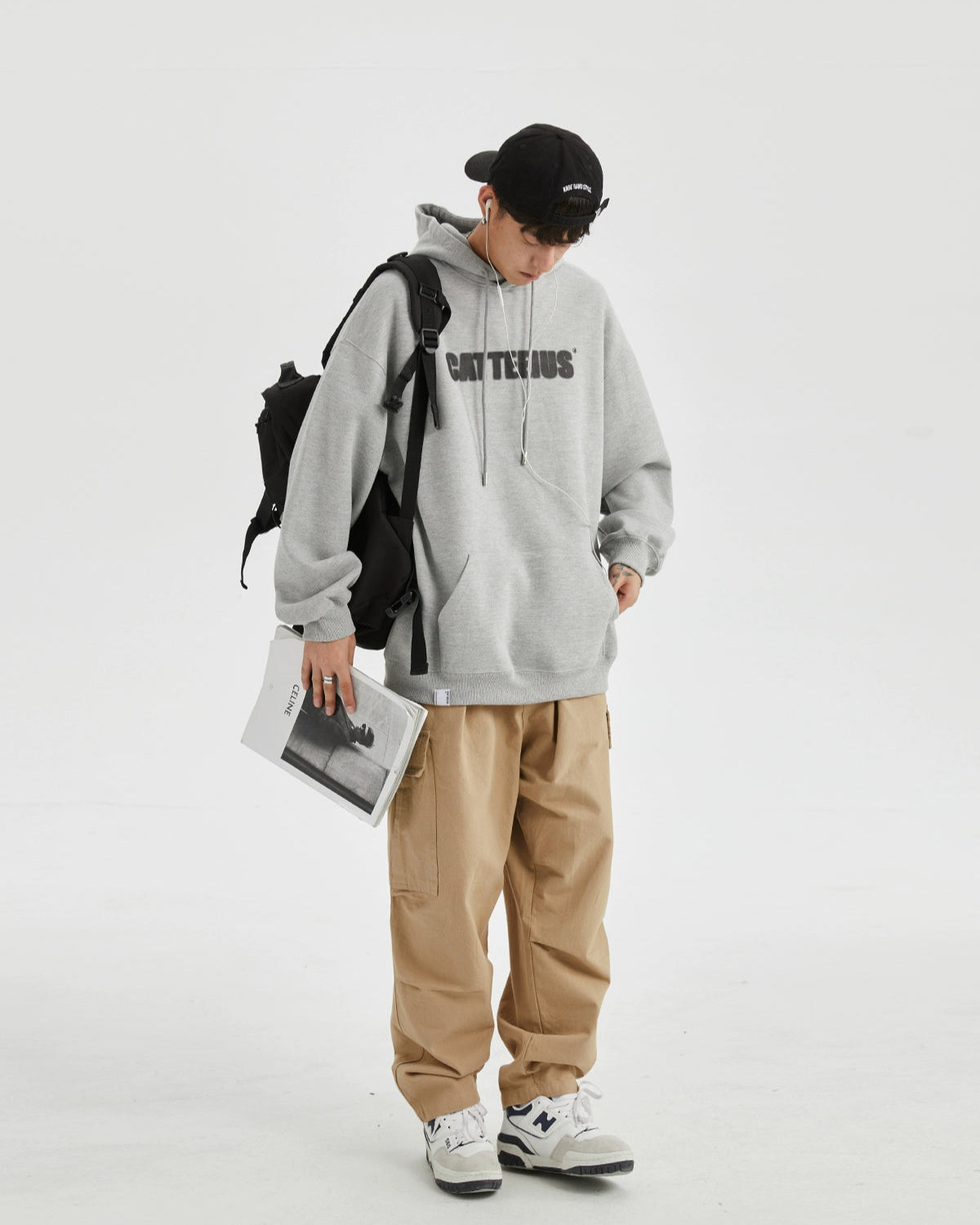 RELAXED FIT CARGO PANTS W1482