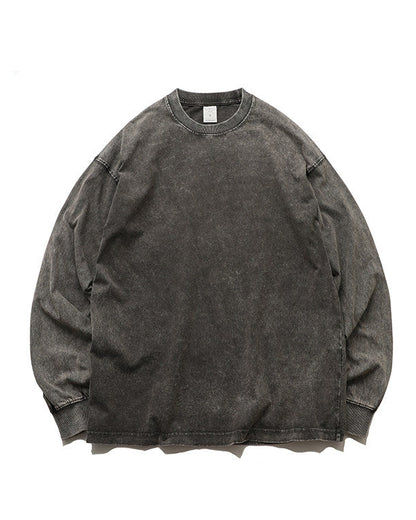 WASHED LONG TEE W1613