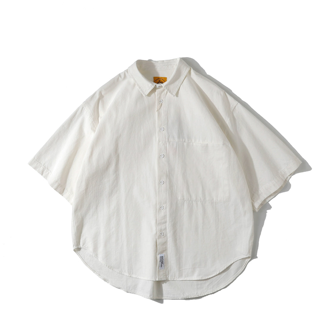 ONE-POCKET COTTON SHORT-SLEEVE SHIRT W1023