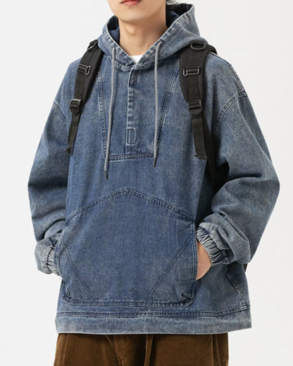 DENIM PULLOVER W1566