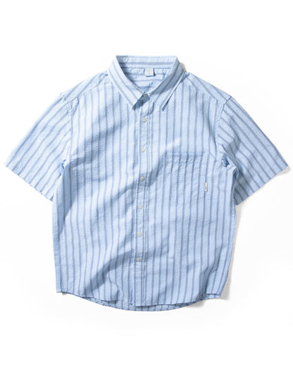 STRIPED SEERSUCKER SHIRTS W1725