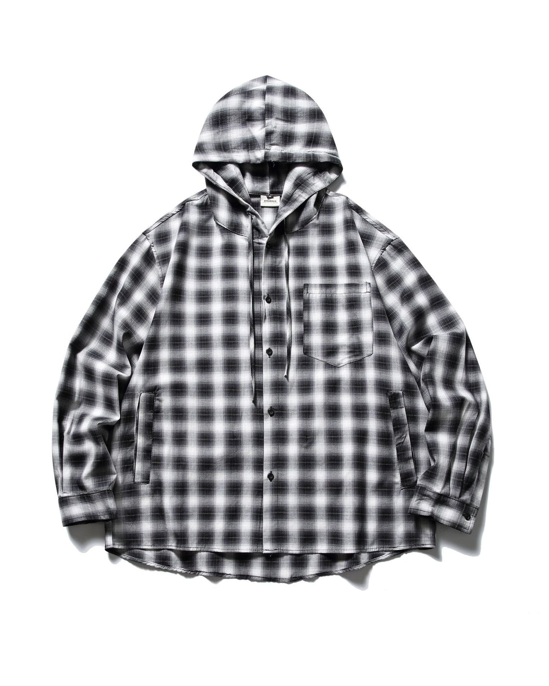 CHECK HOOD SHIRTS W1609
