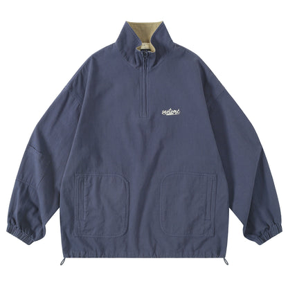 HALF ZIP RETRO SPORTS SHIRT W1000