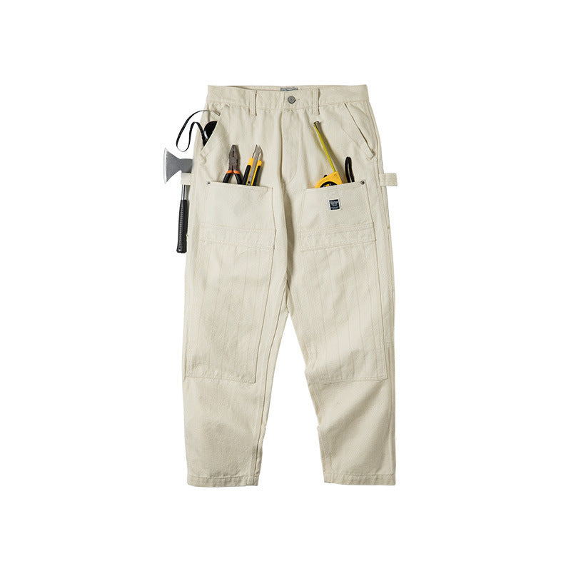 MULTI-POCKET STRAIGHT PANTS W905