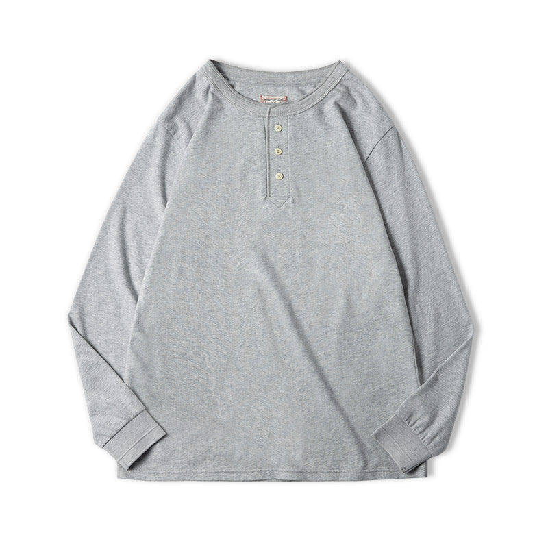 HEAVYWEIGHT HENLEY T-SHIRT W986