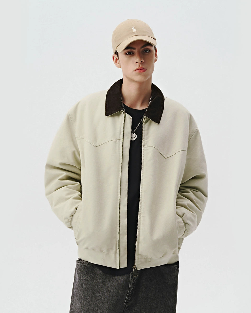 COTTON CORDUROY COLLAR JACKET W1519