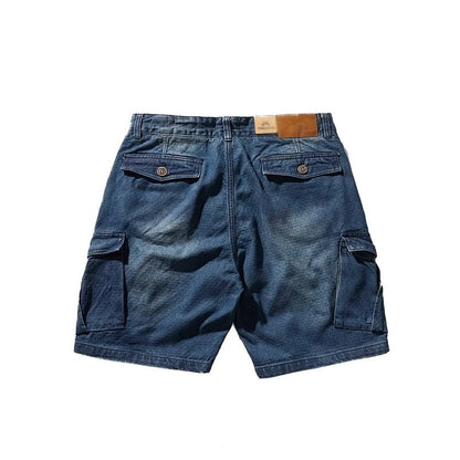 DENIM CARGO SHORTS W1029