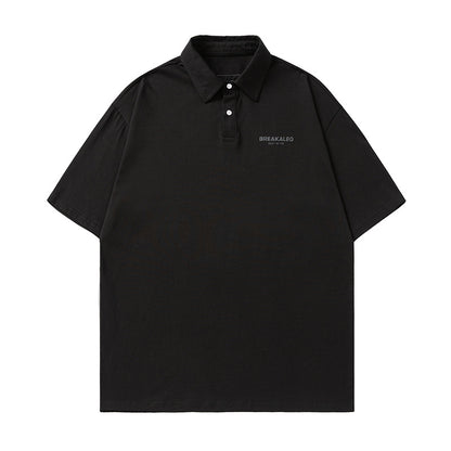 LETTER LOGO POLO SHIRTS W1126