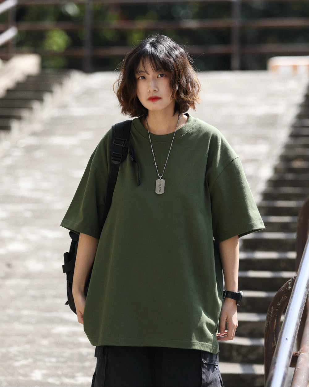 OVERSIZED BASIC TEE W1722