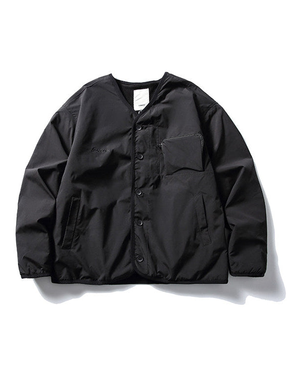 FLEECE LINED V-NECK JACKET W1575