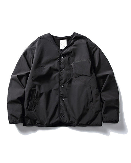 FLEECE LINED V-NECK JACKET W1575