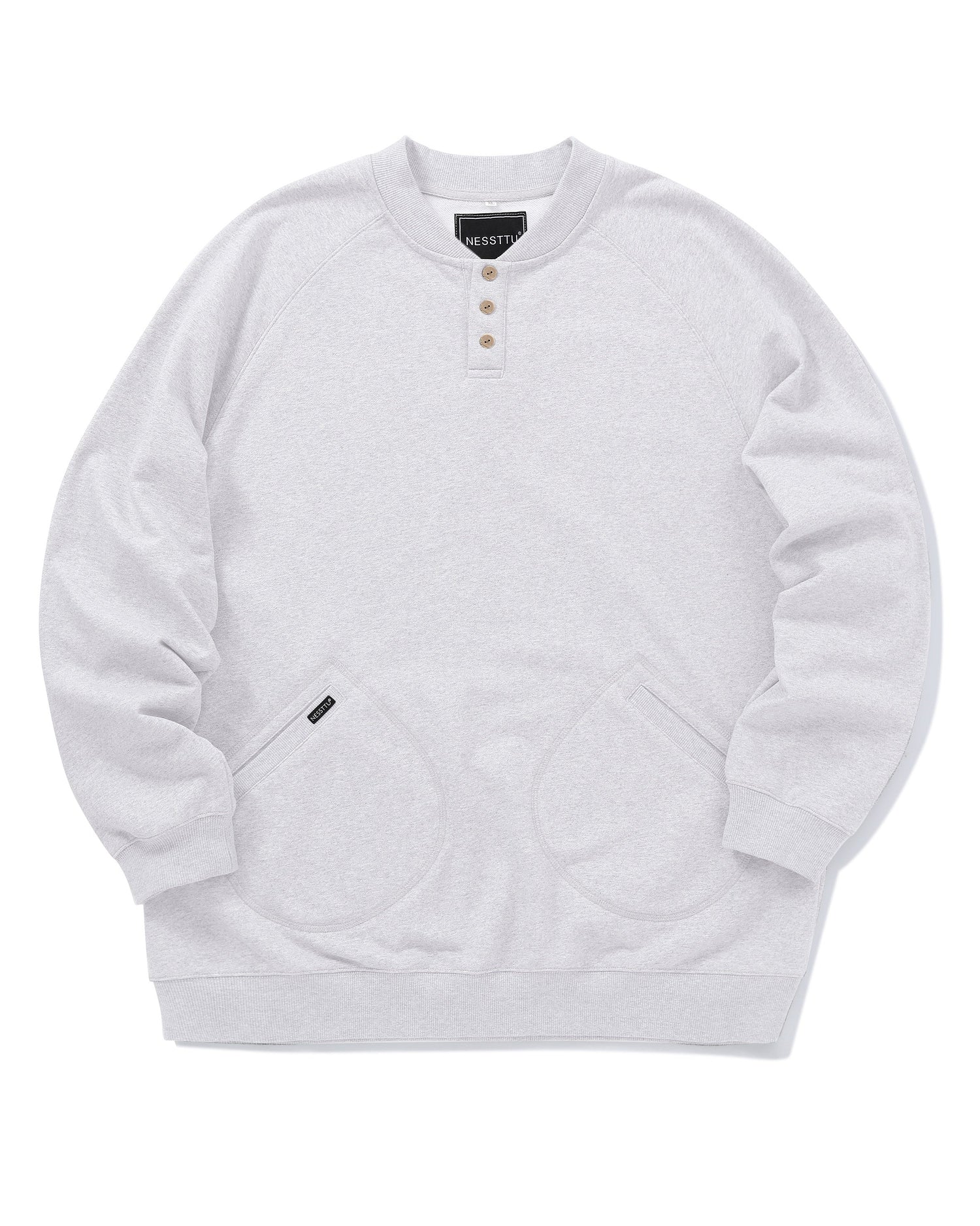 HENLEY FLEECE SWEATSHIRT W1559