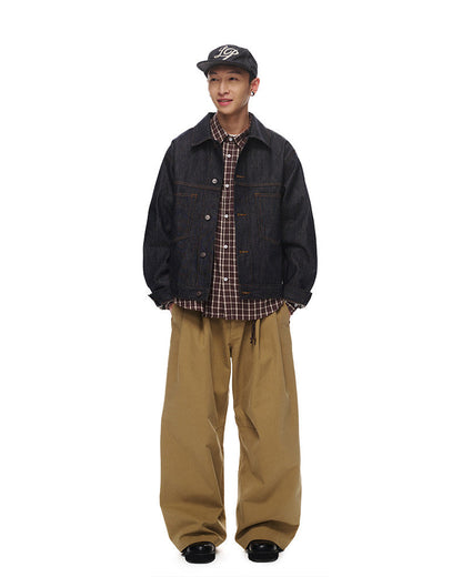 RAW INDIGO DENIM JACKET W1584