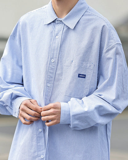 CASUAL STRIPE SHIRT W1418