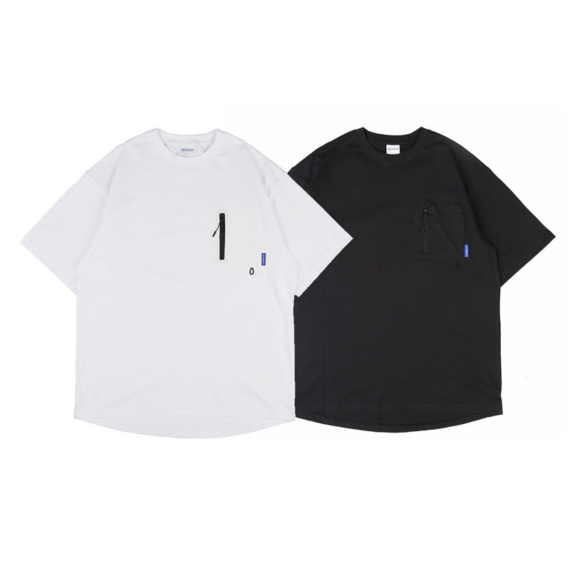 HEAVY WHITGT POCKET T-SHIRTS W1040